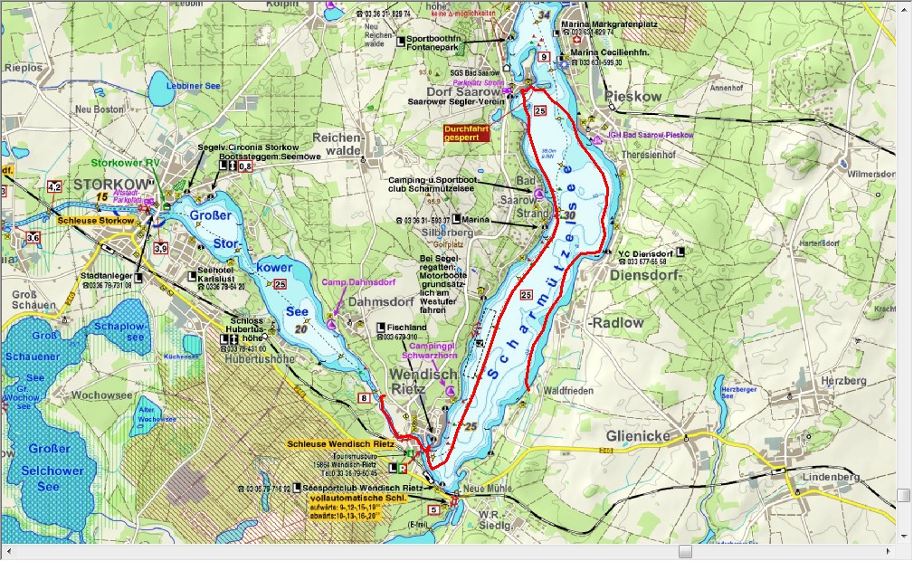 Dag 3, langs de oevers van de Scharmützelsee (18,4 km)