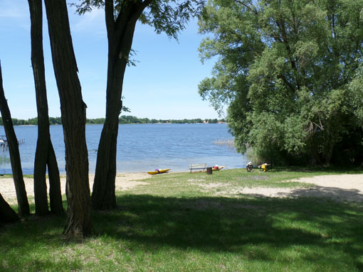 Pauze aan de Scharmützelsee
