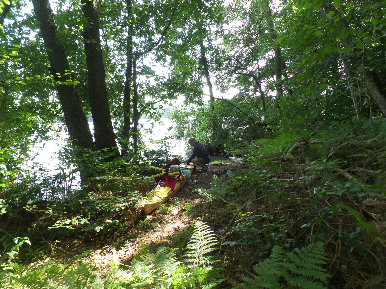 Koffiestop aan de Molchowsee