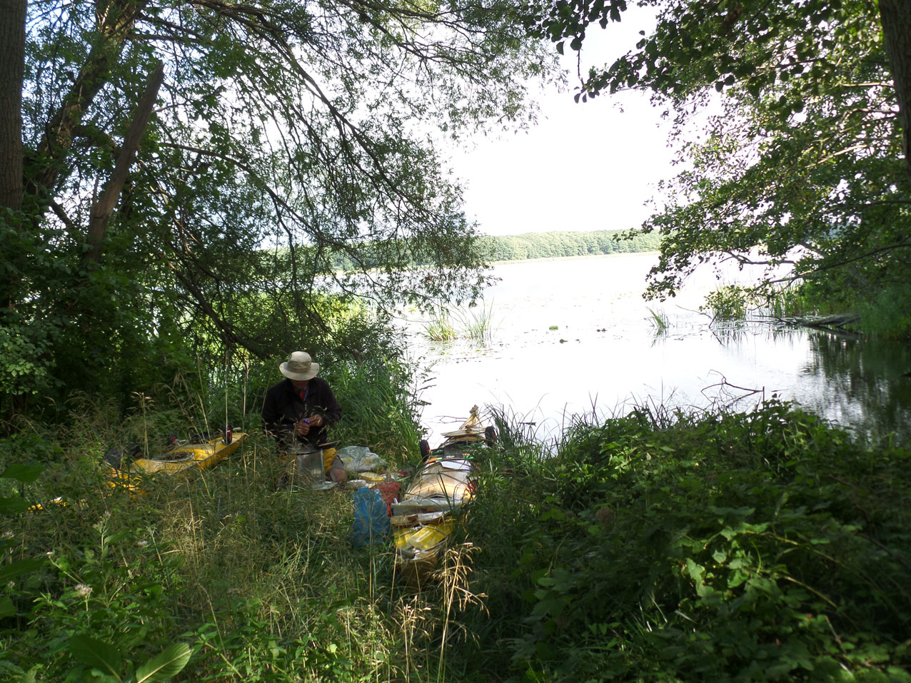 Koffiepauze aan de Bützsee