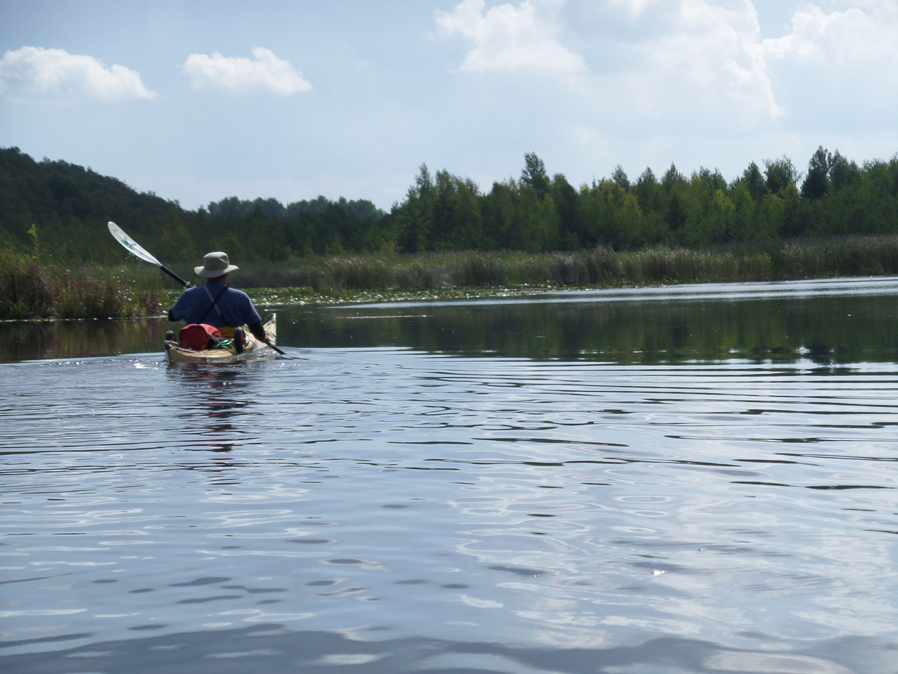 Op de Kremmener Rhin bij de Kremmener See