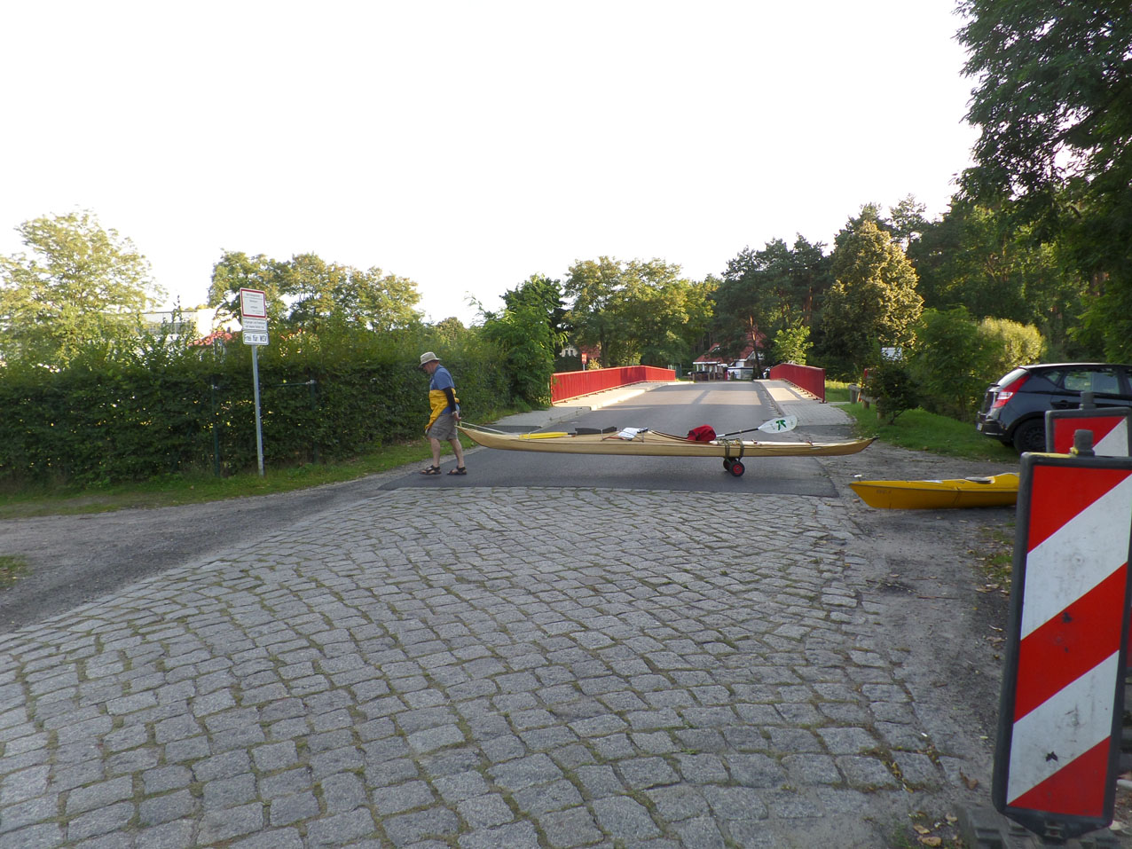 Oversteek tussen Malz en Friedrichstal