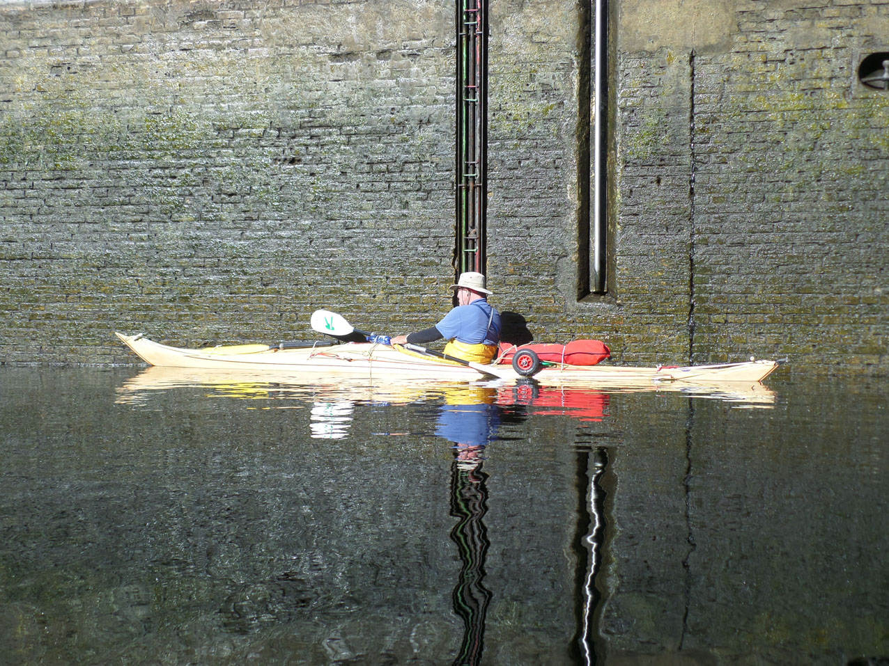 In de sluis bij Zehdenick