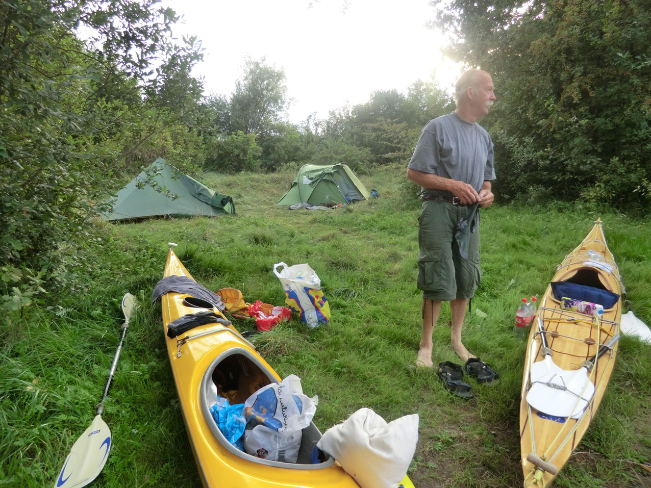 Wild kamperen langs de Spree