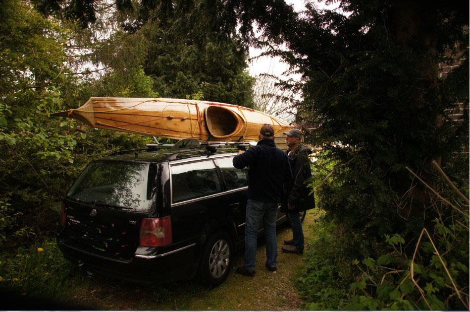 Aankomst bij de vijver